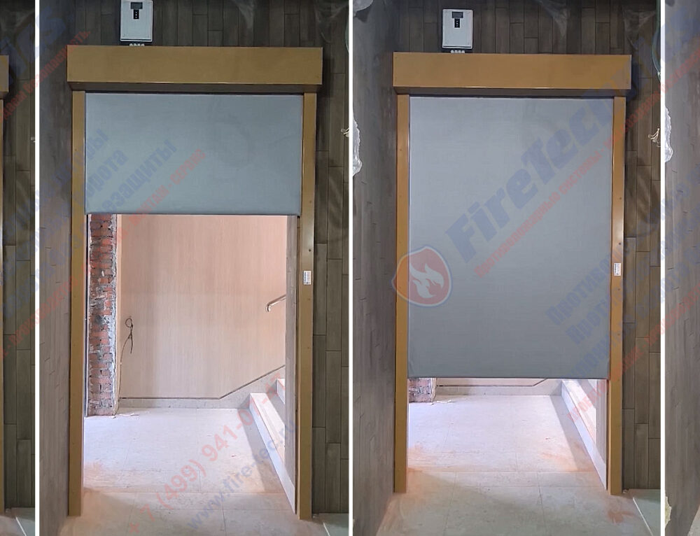 Противопожарная штора FireTechnics EI60, Фитнес центр